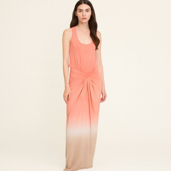 Young Fabulous Broke Amalia Ombre maxi dress sleeveless size Large - Picture 1 of 10
